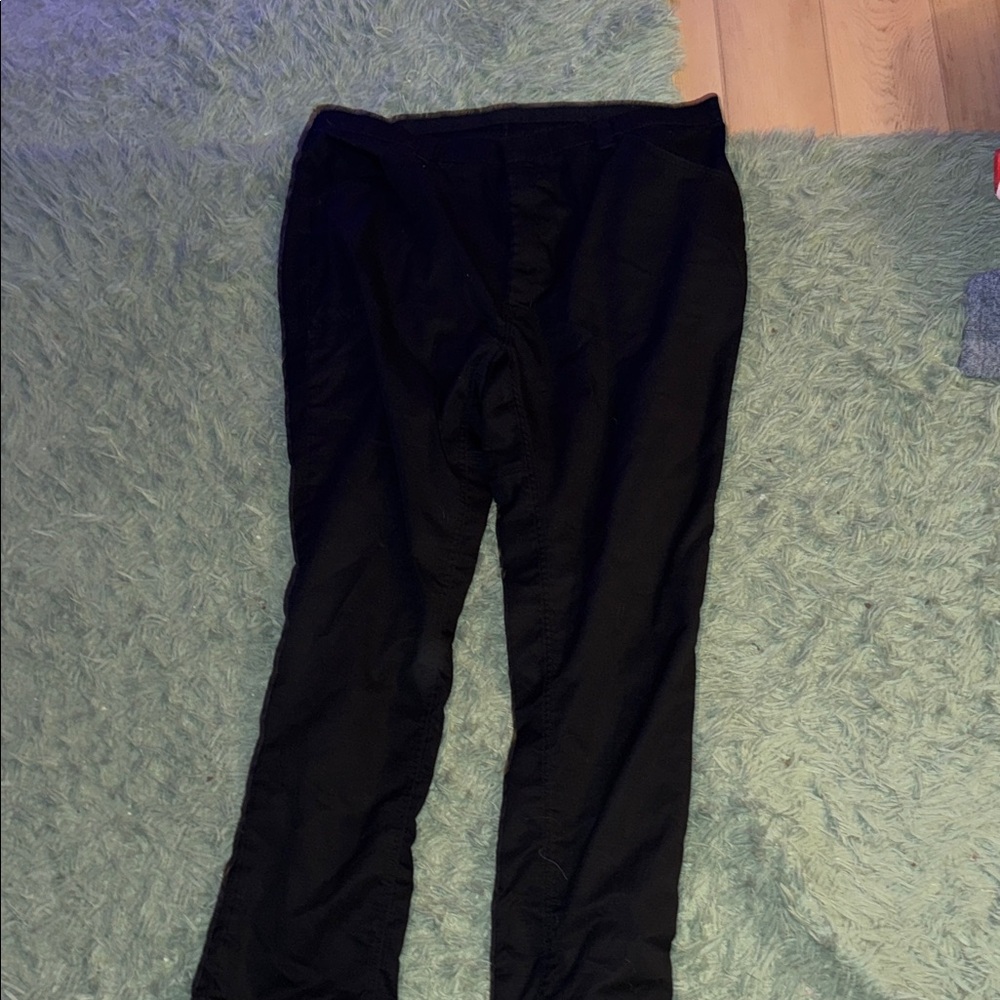 mens black work pants
